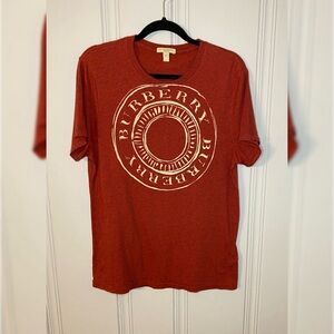 Burberry Men's Rust Graphic Tee